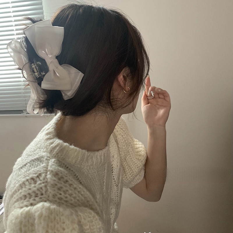 Kẹp Tóc Hình Nơ Đơn Giản Thời Trang Cho Nữ