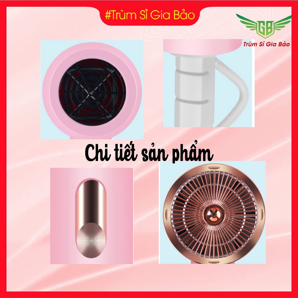 Máy sấy tóc mini gấp gọn công suất lớn tạo kiểu, máy khò tóc 2 chiều nóng lạnh 1200W bảo hành 12 tháng