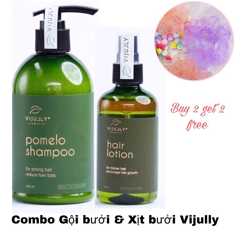 (𝑻𝑨̣̆𝑵𝑮 𝑺𝑪𝑹𝑼𝑵𝑪𝑯𝑰𝑬𝑺 𝑿𝑰𝑵𝑯) COMBO GỘI BƯỞI + XỊT BƯỞI VIJULLY