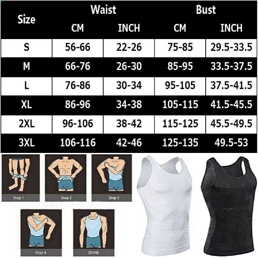 Áo Định Hình Cơ Thể Thon Gọn Cho Nam