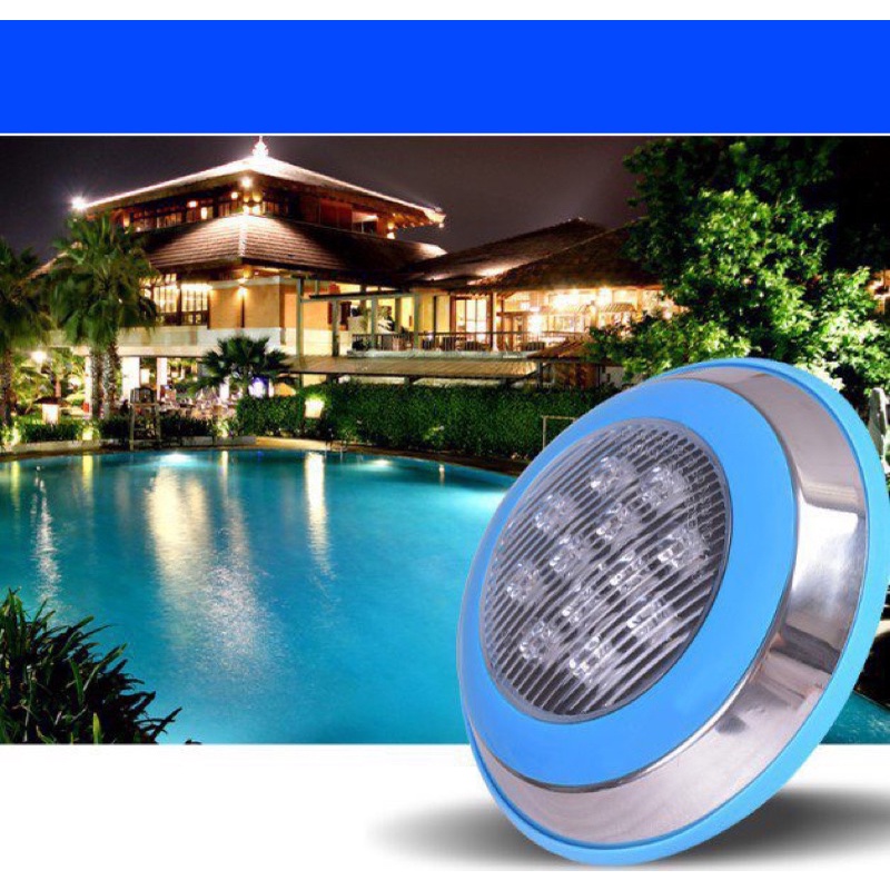 Đèn bể bơi 12w âm nước