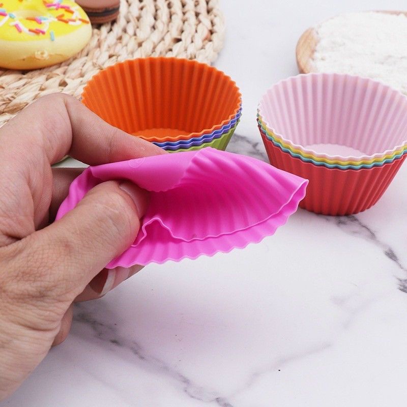Sét 6 khuôn làm bánh silicon dường kính 7cm