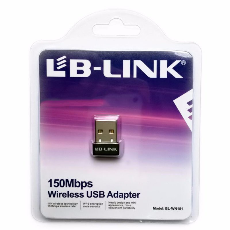 [Chính Hãng] Usb Thu Wifi LB Link WN151 tốc độ 150MBS cao cấp | WebRaoVat - webraovat.net.vn