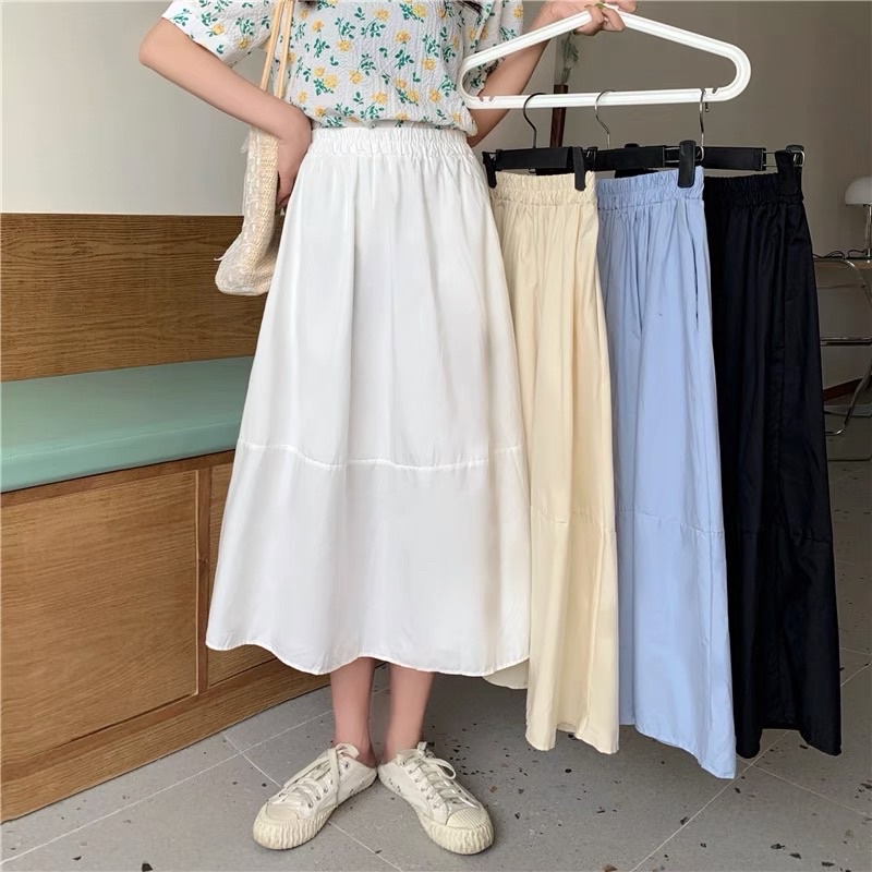 CV10-Chân váy dài cạp chun | BigBuy360 - bigbuy360.vn