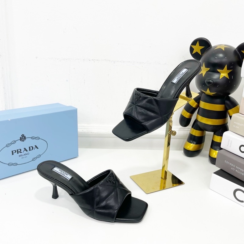 Guốc prd quai ngang trần chỉ gót nhọn fullbox