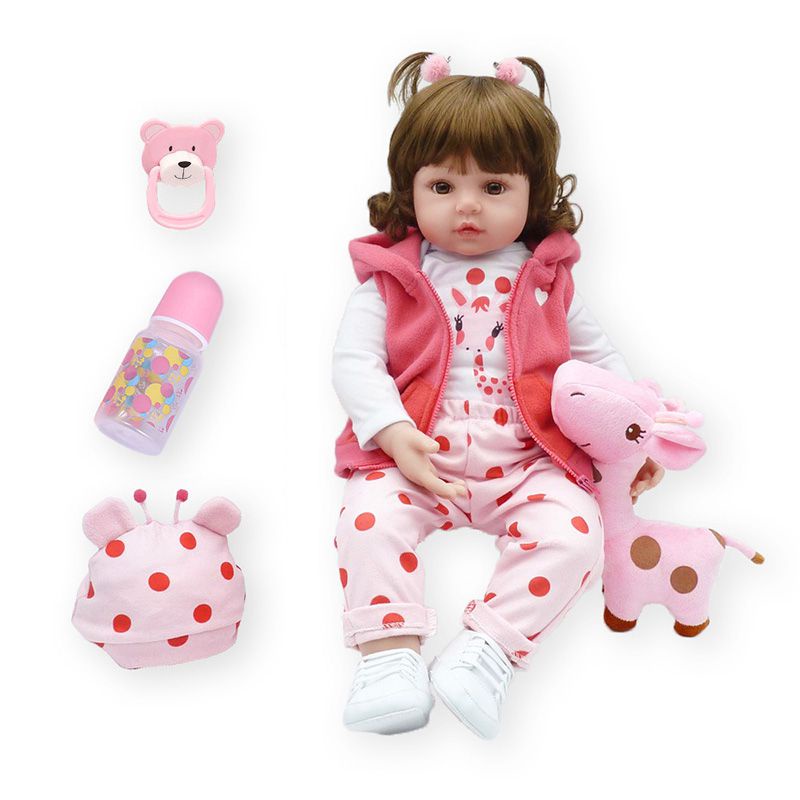 Búp Bê Em Bé Bằng Silicon 48cm / 58cm