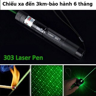 Đèn laser 303 xanh (loại pin sạc)