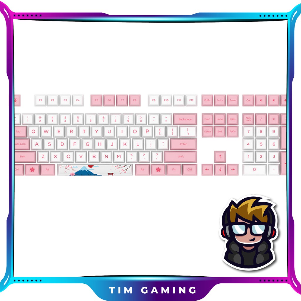 [Mã 254ELSALE giảm 7% đơn 300K] Bộ Keycap AKKO World Tour - Tokyo PBT Sublimation DSA