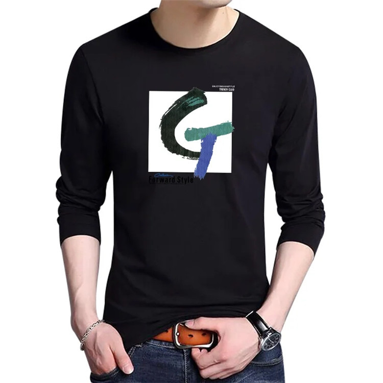 Áo T shirt nam dài tay in hình cá tính thời trang thu đông nam | BigBuy360 - bigbuy360.vn