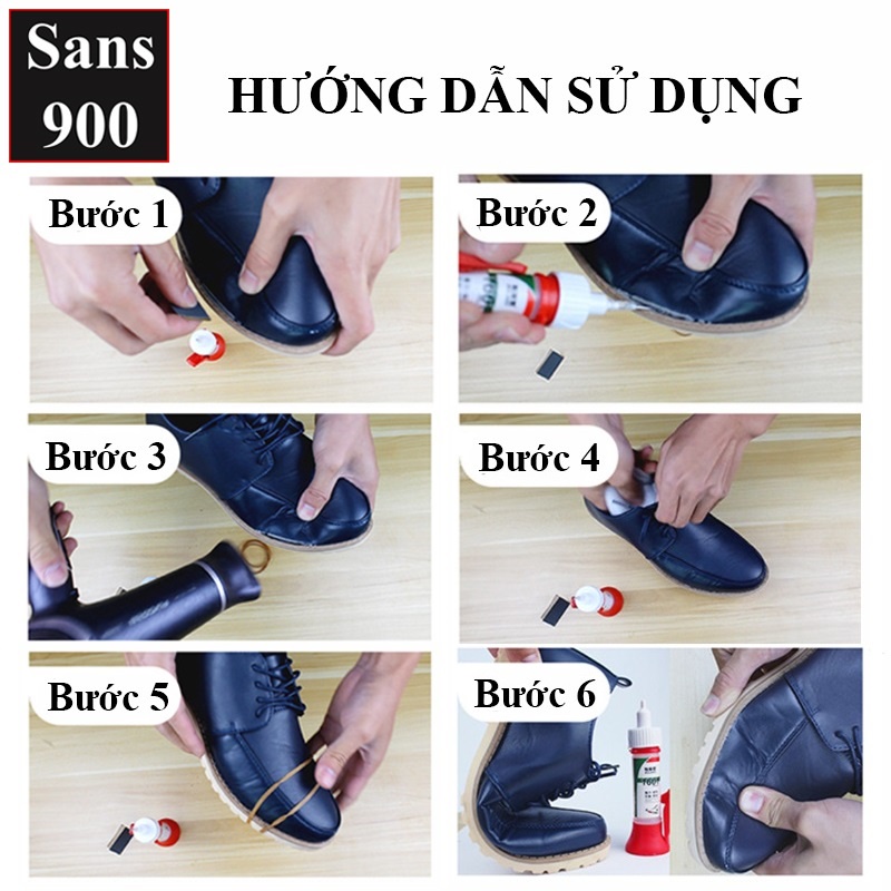 Keo dán giày Sans900 dính đồ da giầy đa năng tiện dụng