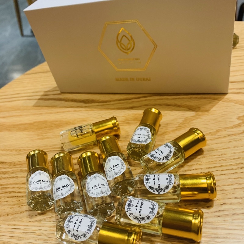 Tinh dầu nước hoa Dubai mini dành cho nữ ngọt ngào, thơm lâu 3ml|20 mùi lựa chọn|Bestore Vietnam