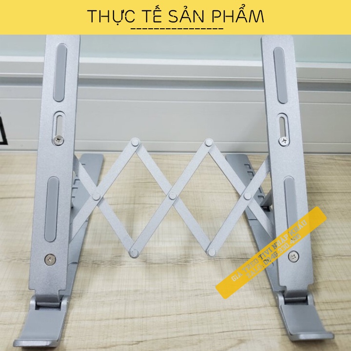 Giá đỡ LAPTOP, MACBOOK, IPAD 501 / N3 bằng nhôm có thể điều chỉnh được độ cao, đế tản nhiệt laptop, đế kê laptop nhôm