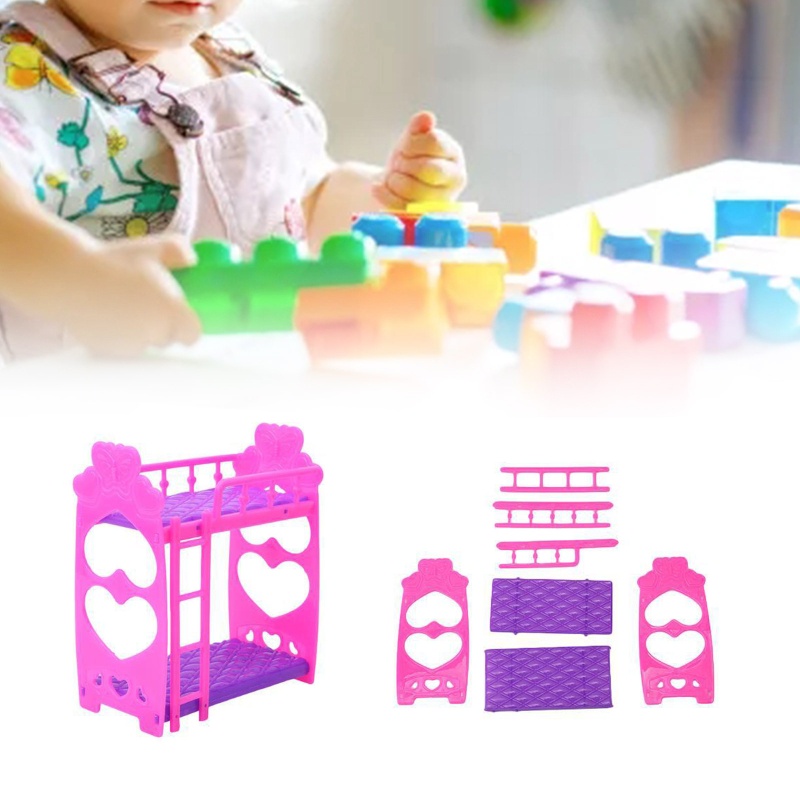 Bộ Mô Hình Giường Ngủ Công Chúa Vui Nhộn Dành Cho Bé Gái