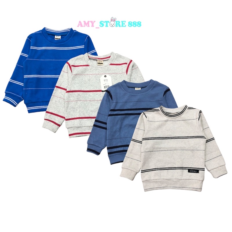 Áo len bé trai xuất Hàn chất co giãn ấm áp - Amystores