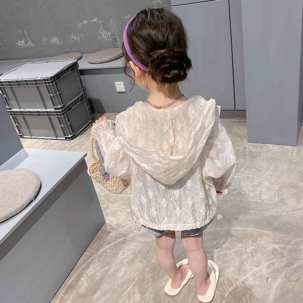 [Babycat] Áo Khoác Chống Nắng Vải Mỏng Thoáng Khí Phong Cách Nhật Bản Hàn Quốc Thời Trang Xuân Hè Hàng Mới Dành Cho Bé Gái 2022