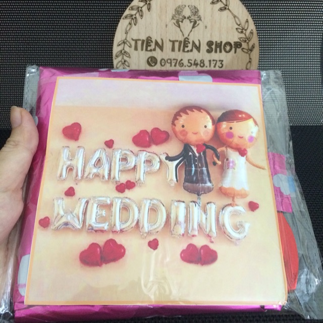 Set bóng cưới hình Cô dâu chú rể