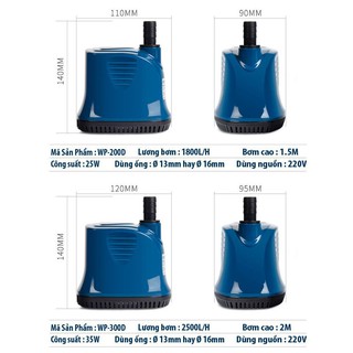 BƠM HÚT ĐÁY 360 ĐỘ SOBO WP