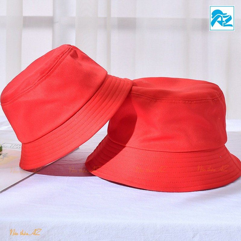 Mũ Bucket Nam Nữ Kaki mềm trơn giá rẻ