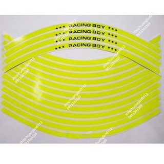 Tem dán vành xe máy Racing Boy (giá 1 bộ )