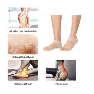[SET 2] ĐỆM GÓT CHÂN CAO SU SIÊU MỀM - CHỐNG NỨT GÓT