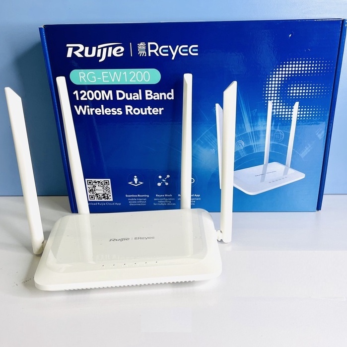 Bộ phát Wifi Mesh RUIJIE RG-EW1200 AC1200 Dual-band,Số người truy cập lên đến hơn 20 người, tốc độ lên đến 1200mbps