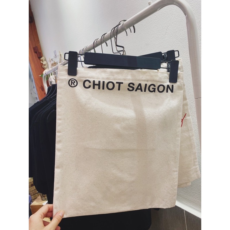 Túi tote canvas  Mẫu Con chó (2 mặt)