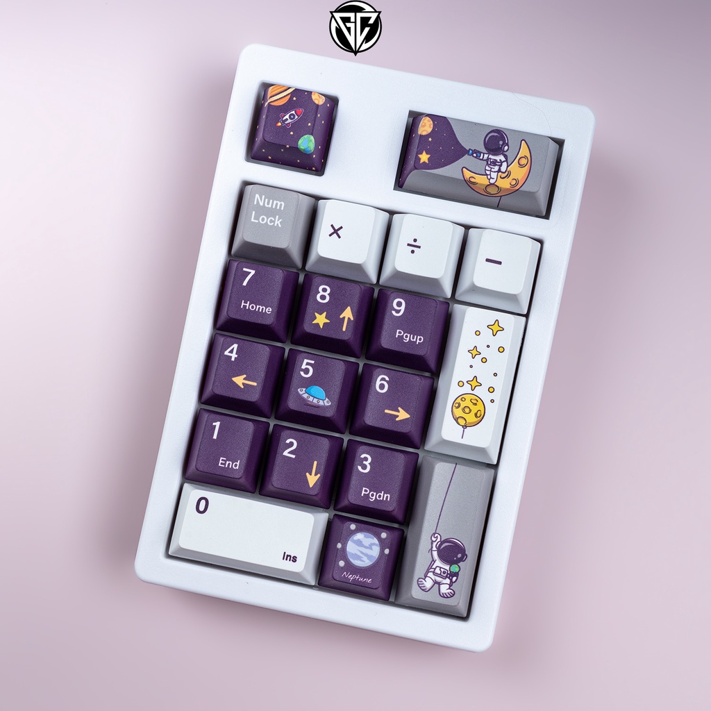 Keycap ASTRONAUT V2 137 nút bàn phím cơ THICK PBT IN DYESUB