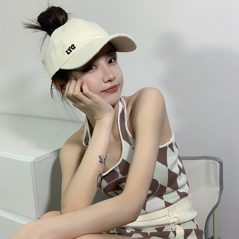 Mũ Lưỡi Trai Nửa Đầu Chống Nắng Phong Cách Hàn Quốc Thời Trang Mùa Hè Cho Nữ