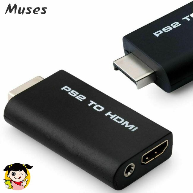 Muse07 Cáp chuyển đổi PS2 thành HDMI chất lượng HD dành cho máy chơi game Sony Playstation 2