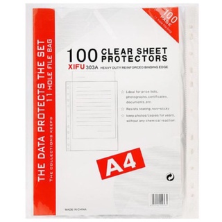 Bìa Lá Lỗ A4( 100 Cái/Xấp)  hàng dày