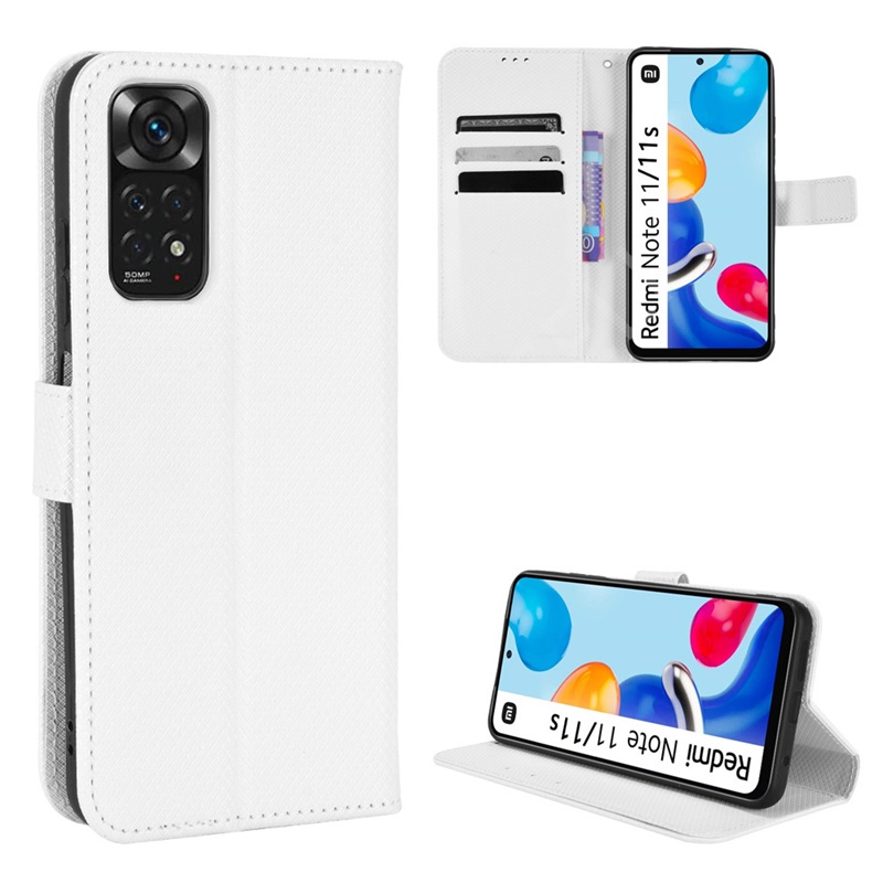 Bao Da PU Nắp Gập Kiểu Ví Thời Trang Sang Trọng Cho Redmi Note 11 Xiaomi Redmi Note 1