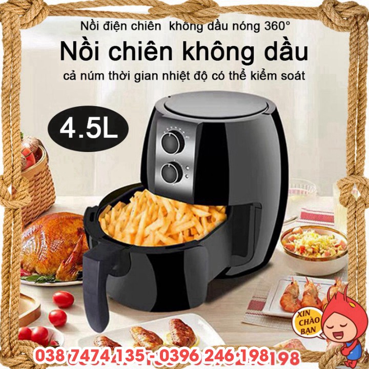 NỒI CHIÊN KHÔNG DẦU- SHANBEN- D18