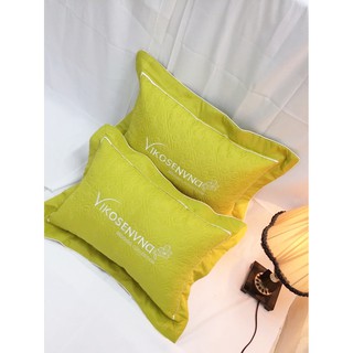 Đôi vỏ gối đầu Cotton satin nhiều màu - 45cm x 65cm (Chat để chọn màu)