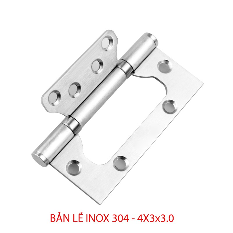 Bản lề lá cửa gỗ âm dương inox 304 Halenka