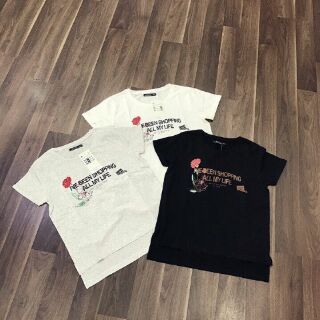 BSK T-shirt flowers printing