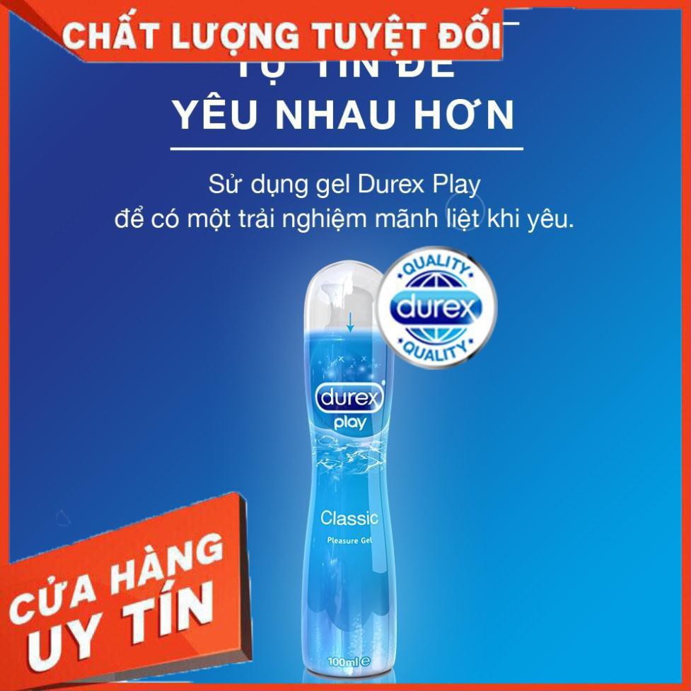 Gel bôi trơn tạo độ ẩm tự nhiên Durex Play Classic 50ml - Chính hãng