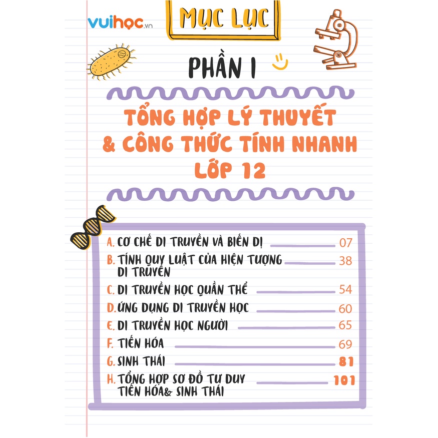 Sổ tay hack điểm môn Sinh học - Công thức tính nhanh Casio THPT- Quốc Gia - Vuihoc.vn