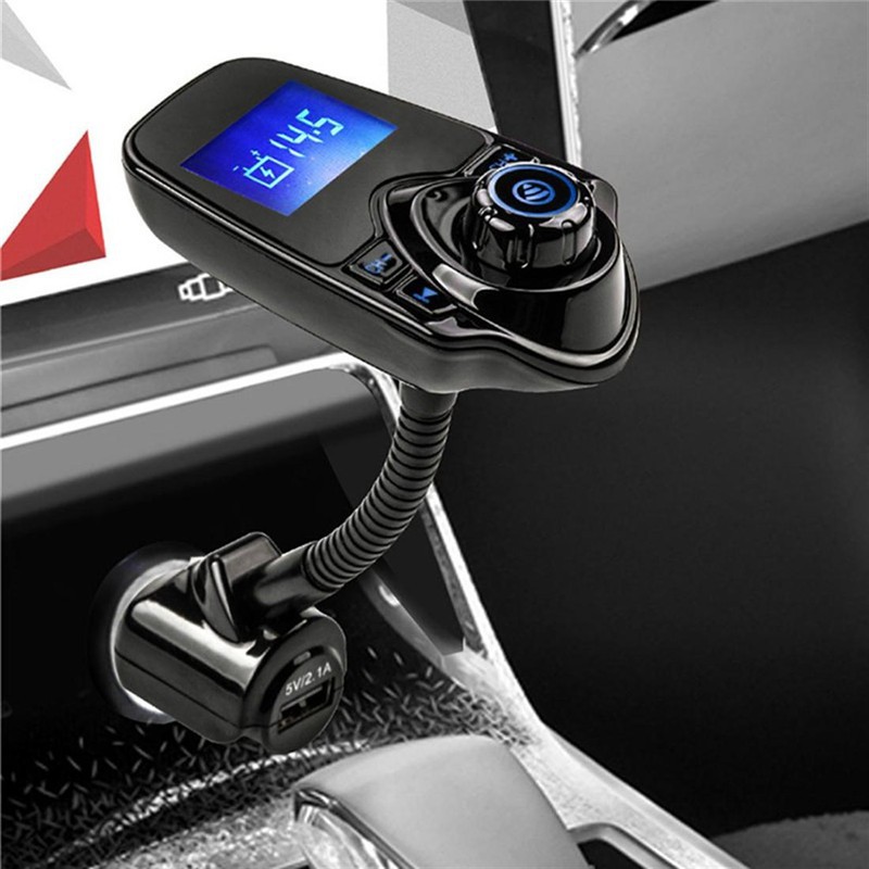 Củ Sạc Trên Ô Tô Bluetooth Không Dây Tích Hợp Fm Transmitter Mp3 Radio Bộ Sạc Usb