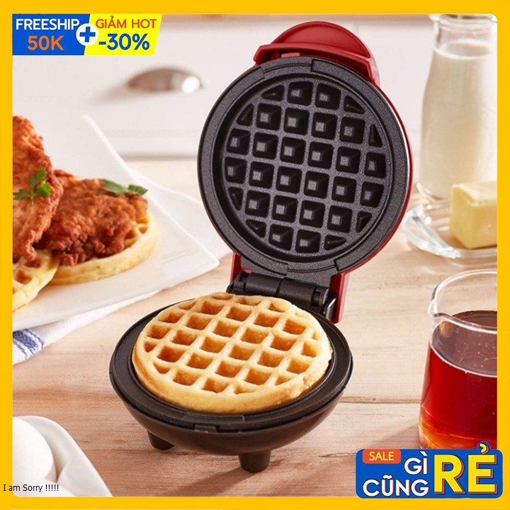 [Mã ELHADEV giảm 4% đơn 300K] Máy Làm Bánh Waffle , Bánh Tổ Ong Mini Sokany