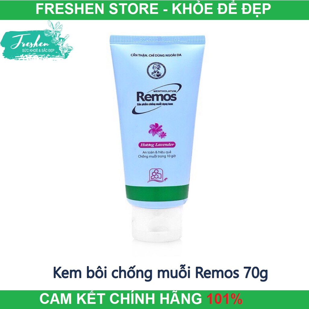 ✅ (CHÍNH HÃNG) Kem bôi chống muỗi Remos 70g