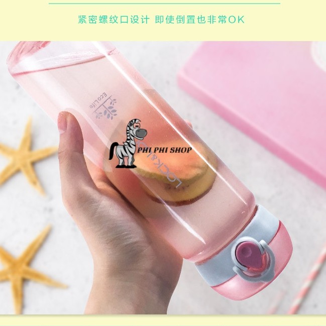 Bình nước nhựa Tritan Lock&Lock One Touch Bottle 500ml ABF645