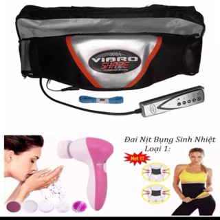 Máy masage đánh tan mỡ bụng giảm mỡ + tặng đai sinh nhiệt và masage mặt