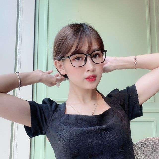 Kính mắt vuông bầu gọng dẻo Qiwa Eyewear 8088, Gọng kính cận nhựa dáng basic dễ đeo | BigBuy360 - bigbuy360.vn