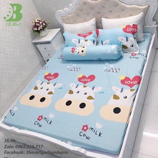 Bộ Drap cotton poly 
