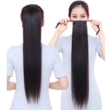 Tóc cột thẳng cao cấp siêu mượt 50cm