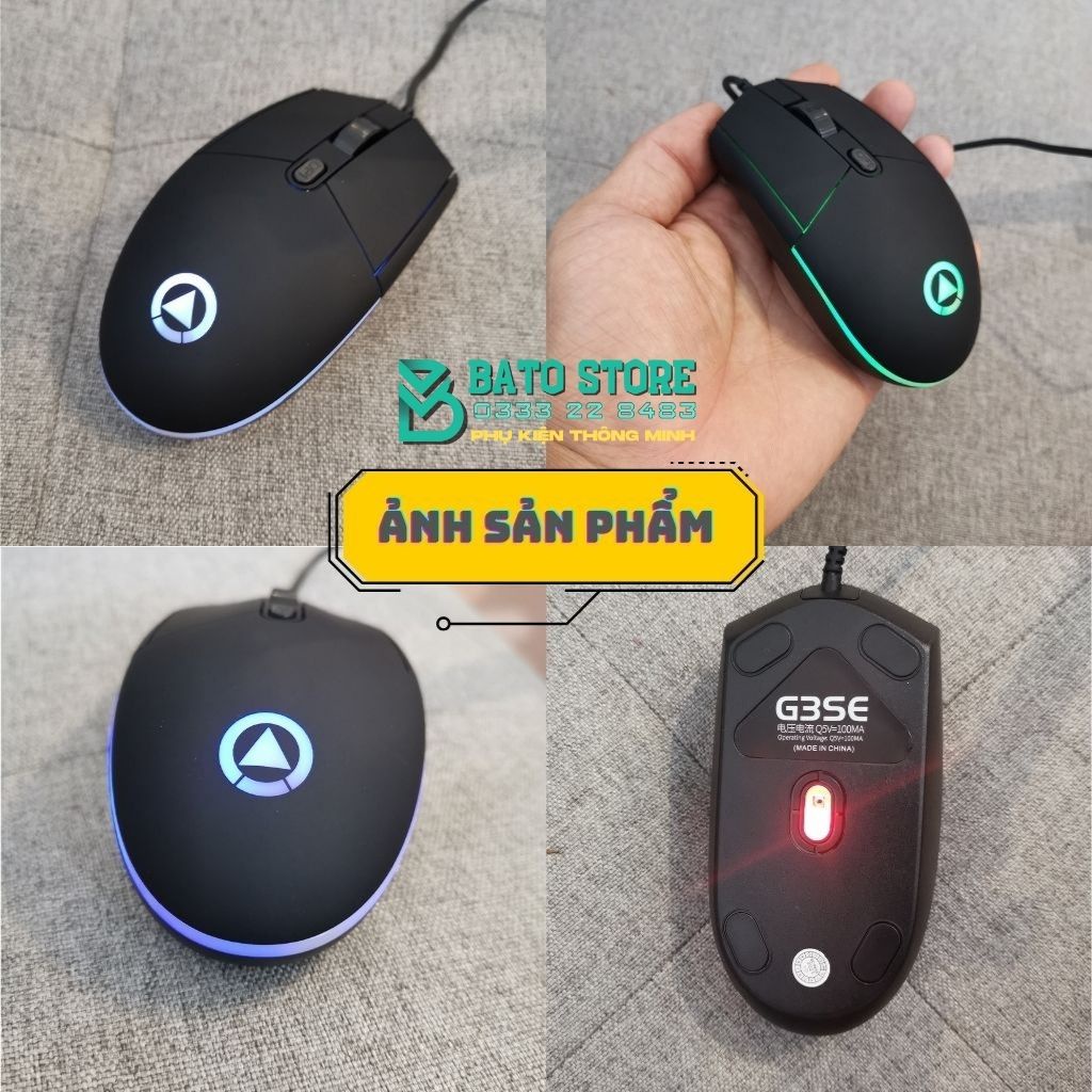 Chuột Dây Gaming Eagles G3SE Led RBG Đổi Màu Tự Động