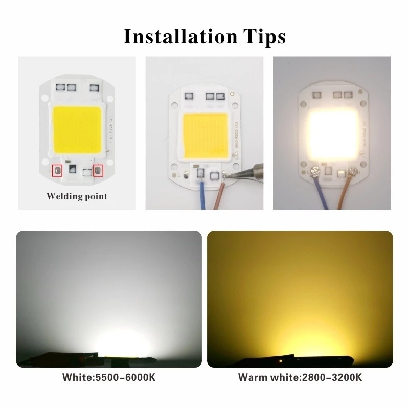 Chip đèn Led Cob 20w 30w 50w 110v 220v