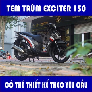 Tem trùm Sh 150 Sport Ohlins - Có thể thiết kế theo yêu cầu riêng của từng khách hàng - Ship hàng toàn quốc
