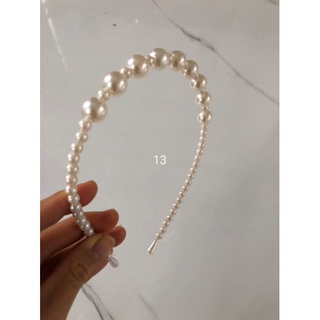 Bờm tóc ngọctrai, cài tóc ngọctrai, phụ kiện thời trang, băng đô tóc, sỉ phụ kiện Khánh Huyền