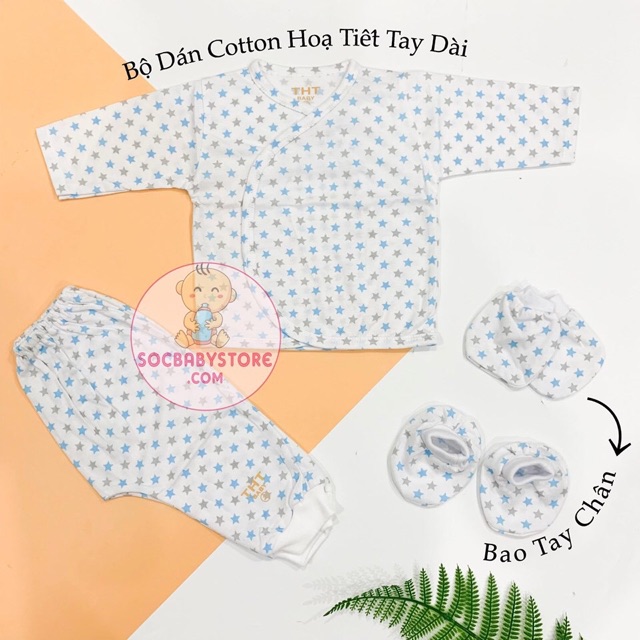 Bộ dán dài cotton cao cấp